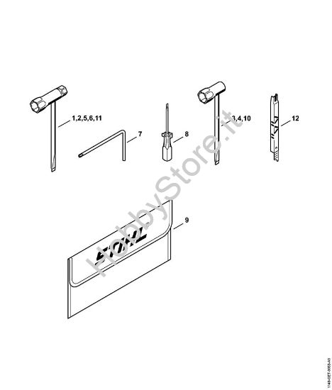 Attrezzi, accessorio a richiesta Motoseghe a benzina (MS) MS 362 C-M VW della marca STIHL
