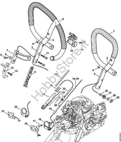 Riscaldamento Motoseghe a benzina (MS) MS 362-VW della marca STIHL