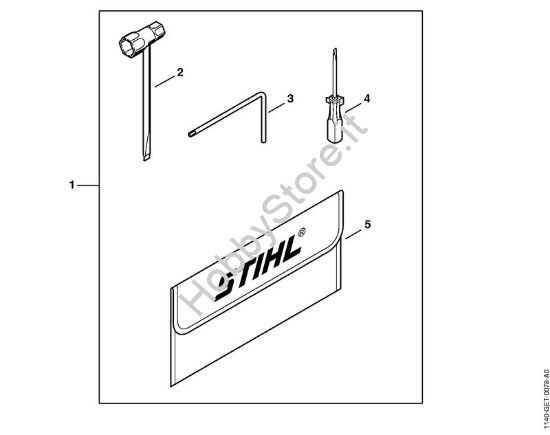 Attrezzi, accessorio a richiesta Motoseghe a benzina (MS) MS 400 C-M della marca STIHL