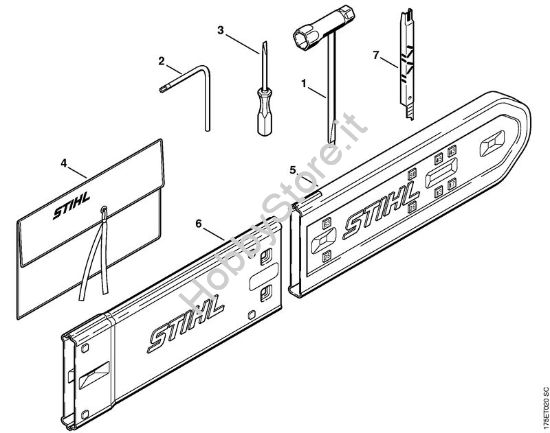 Attrezzi, accessorio a richiesta Motoseghe a benzina (MS) MS 440-D della marca STIHL
