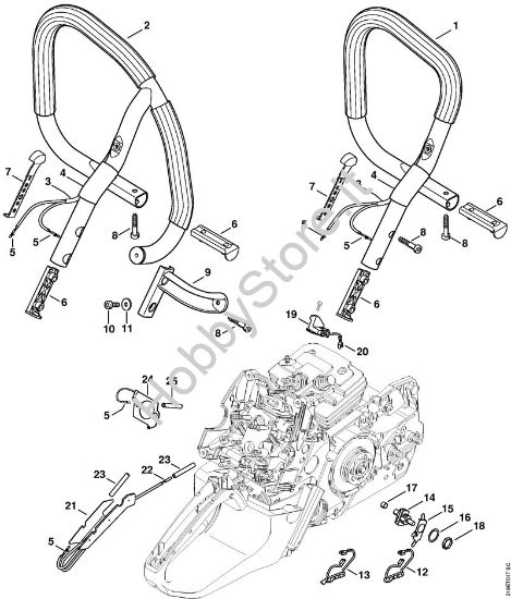 Riscaldamento Motoseghe a benzina (MS) MS 441 C-M W della marca STIHL