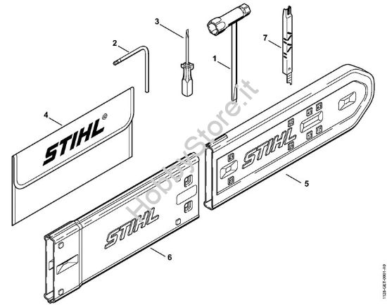 Attrezzi, accessorio a richiesta Motoseghe a benzina (MS) MS 460-W della marca STIHL