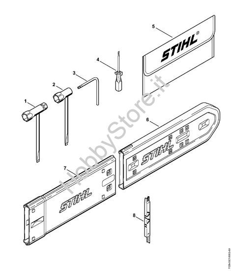Attrezzi, accessorio a richiesta Motoseghe a benzina (MS) MS 461-VW della marca STIHL