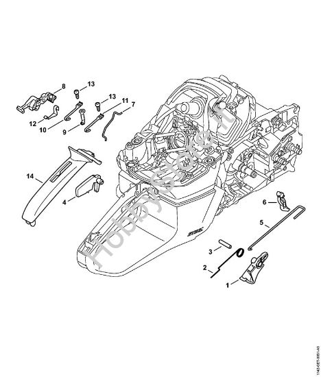Comando gas Motoseghe a benzina (MS) MS 462 della marca STIHL