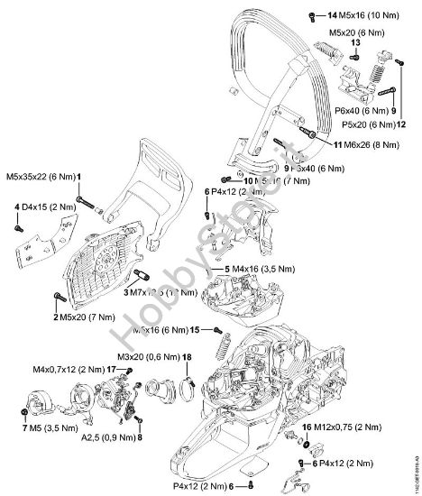 Coppie di serraggio Motoseghe a benzina (MS) MS 462 C-M della marca STIHL