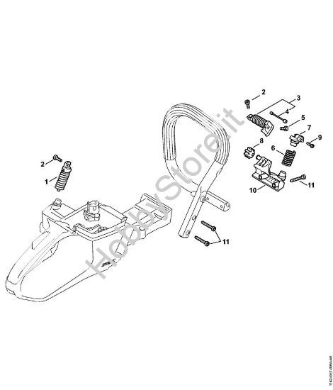 Sistema AV Motoseghe a benzina (MS) MS 462 C-M R RettungssÃ¤ge della marca STIHL