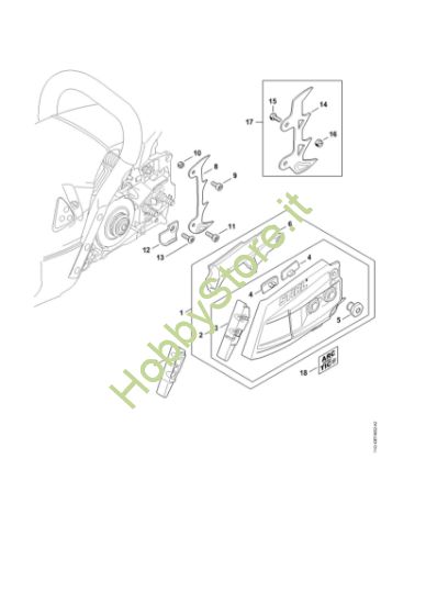 Picture of Coperchio rocchetto catena MS 462 C-M VW