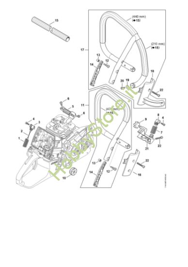 Picture of Sistema AV, Manico tubolare MS 651