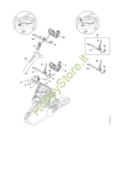 Picture of Comando gas MS 661 C-M