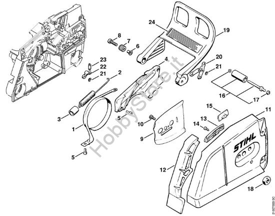 Freno catena Motoseghe a benzina (MS) MS 880-R della marca STIHL