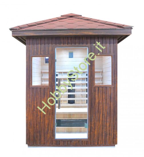Sauna a raggi infrarossi PR-H03 da esterno