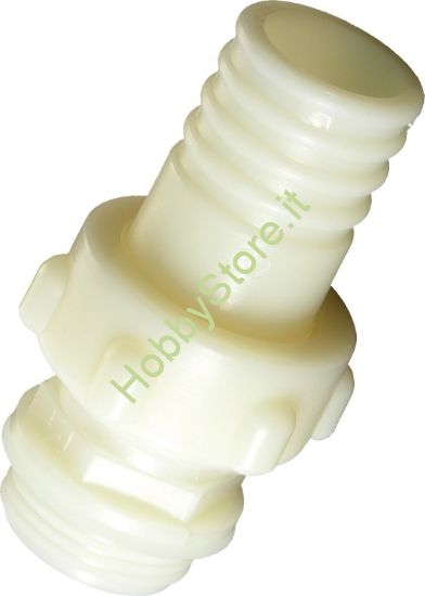 Raccordo dritto in Nylon filetto 1" 1/4 (diam. 35 mm)