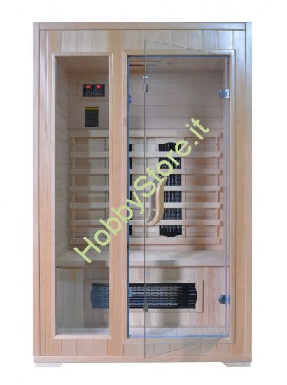 Sauna ad infrarossi PR-200LW per due persone