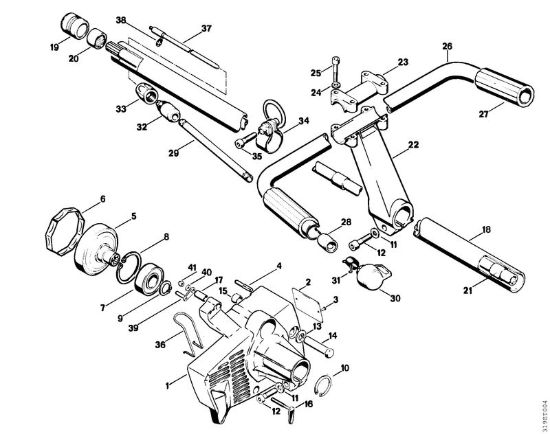 Corpo frizione, stelo Decespugliatori (FS) FS 150 della marca STIHL