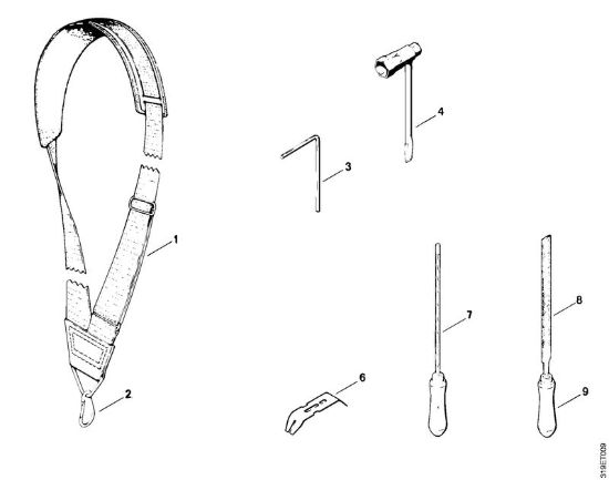 Tracolla, Attrezzi, Accessori a richiesta Decespugliatori (FS) FS 151 della marca STIHL