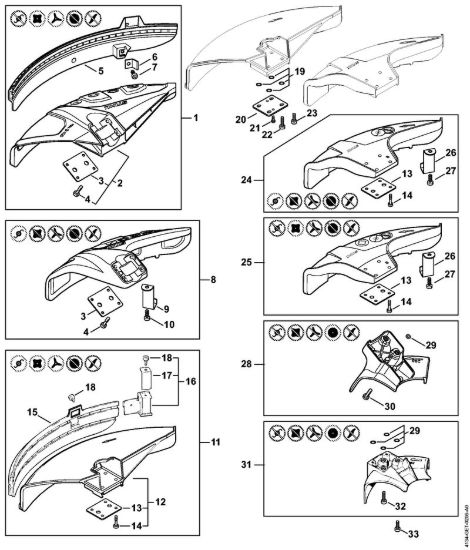 Riparo Decespugliatori (FS) FS 200 della marca STIHL