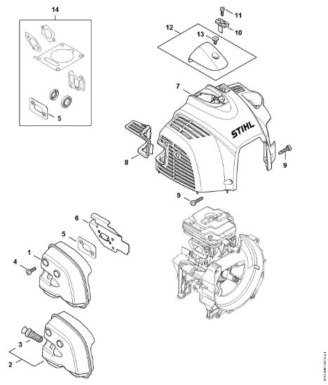 Picture of Silenziatore, cappottatura FS 361 C-EM