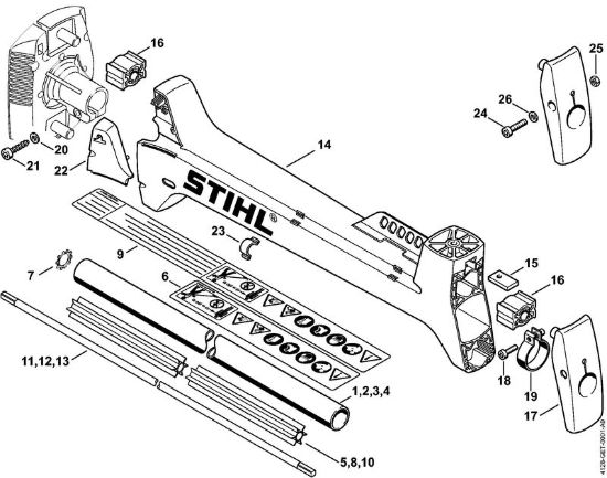 Stelo Decespugliatori (FS) FS 480 della marca STIHL