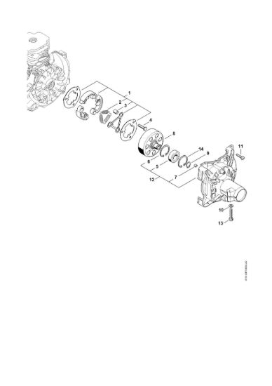 Picture of Frizione, scatola frizione FS 490 C-EM K