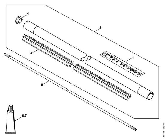 Stelo Decespugliatori (FS) FS 510 C-EM della marca STIHL