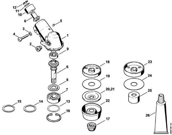 Riduttore Decespugliatori (FS) FS 550 della marca STIHL