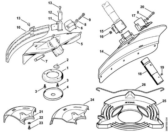 Riparo Decespugliatori (FS) FS 550 della marca STIHL
