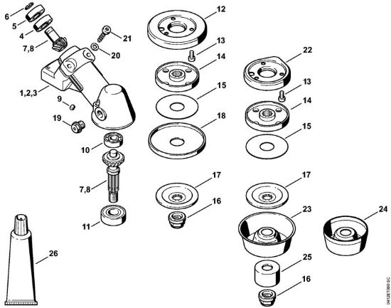 Riduttore Decespugliatrici (FS) FS 220 della marca STIHL