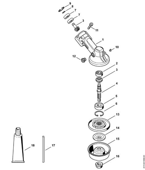 Riduttore Decespugliatrici (FS) FS 235 R della marca STIHL