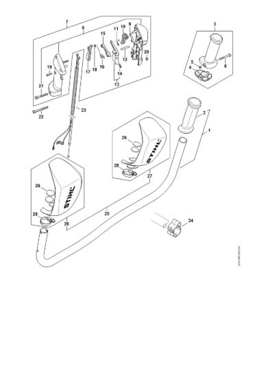 Picture of Impugnatura a manubrio FS 260 FS 260 C-E