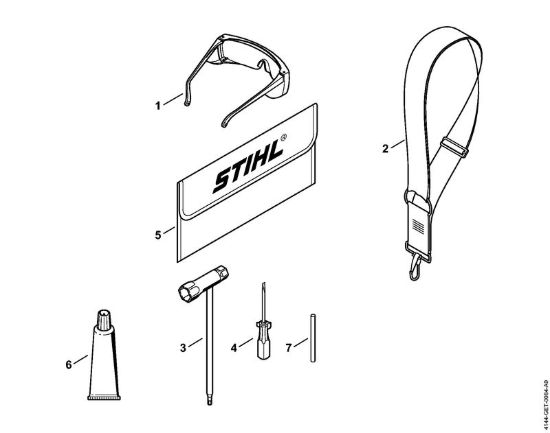 Attrezzi, accessorio a richiesta Decespugliatrici (FS) FS 40 C-E - 4144 della marca STIHL