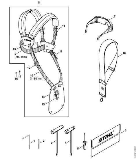 Attrezzi, accessorio a richiesta Decespugliatrici (FS) FS 55 C-E della marca STIHL