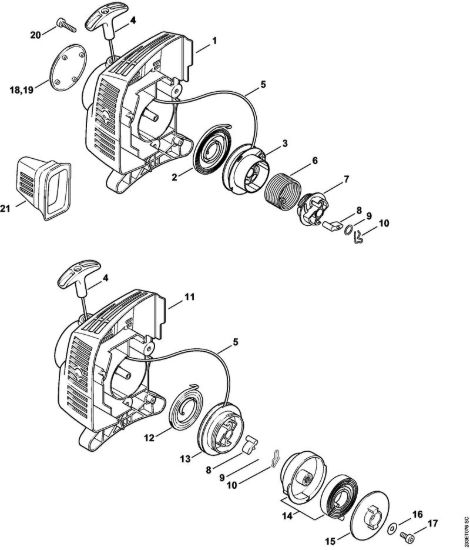 Dispositivo di avviamento ErgoStart Decespugliatrici (FS) FS 55 RC-E della marca STIHL