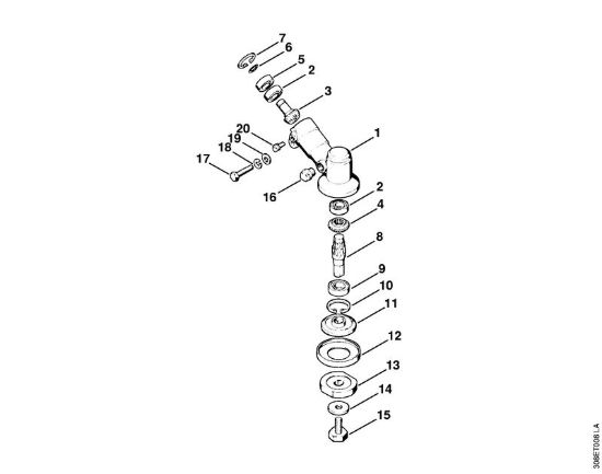 Riduttore Decespugliatrici (FS) FS 65 della marca STIHL