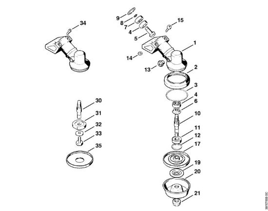 Riduttore FS 86 Decespugliatrici (FS) FS 81 della marca STIHL