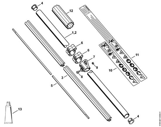 Stelo Decespugliatrici (FS) FS 90 della marca STIHL