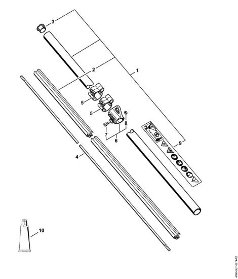 Stelo FS 91 Decespugliatrici (FS) FS 91 della marca STIHL