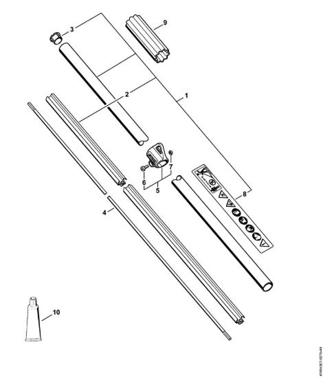 Stelo FS 91 R Decespugliatrici (FS) FS 91 R della marca STIHL