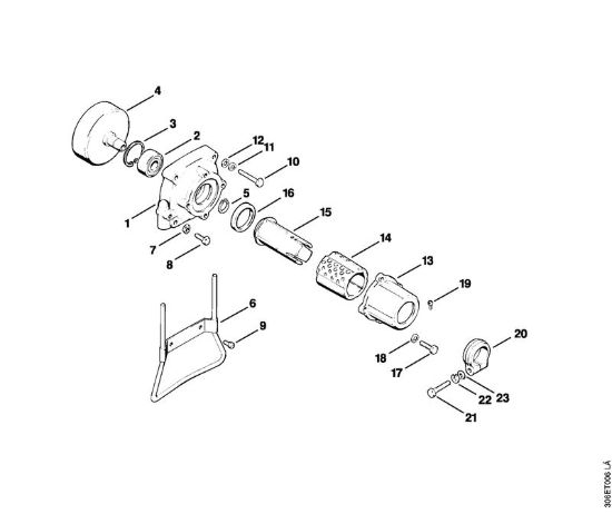 Scatola frizione Decespugliatrici (FS) FS 96 della marca STIHL