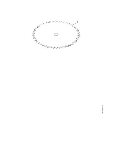 Picture of Sega circolare 225-48, denti trapezoidali Sega circolare 225-48, dente a sgorbia