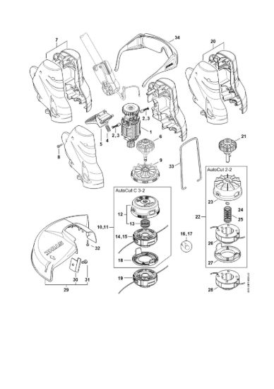 Picture of Elettromotore, testa falciante FSE 52