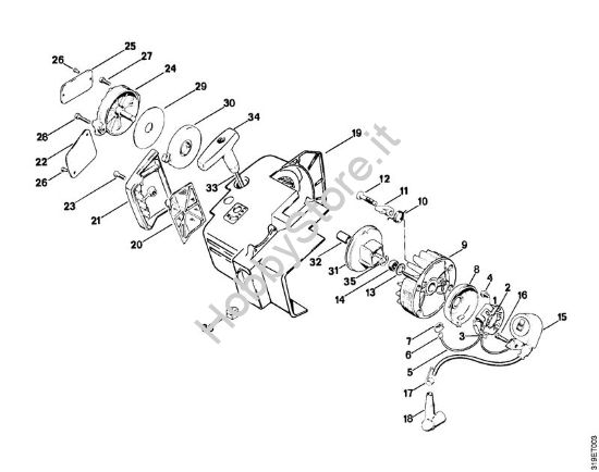 Impianto di accesione Decespugliatori (FS) FS 150 della marca STIHL