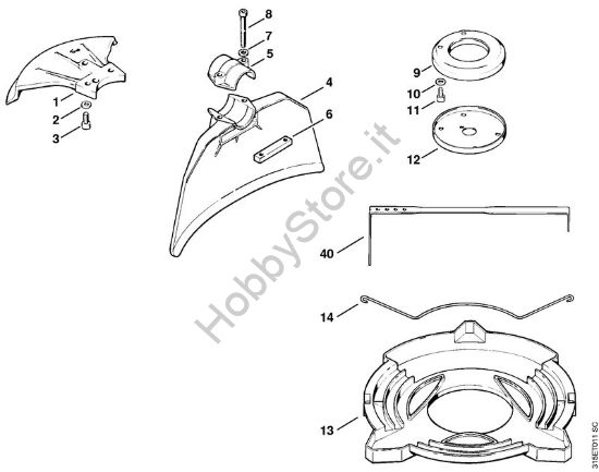 Riparo Decespugliatori (FS) FS 151 della marca STIHL