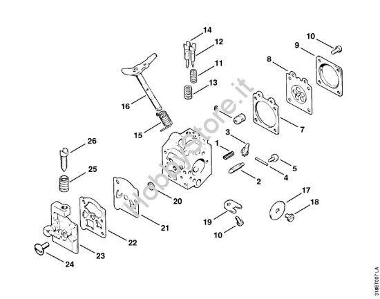 Carburatore Decespugliatori (FS) FS 202 della marca STIHL