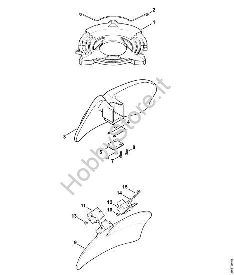 Riparo per trasporto, riparo per trinciatura Decespugliatori (FS) FS 300 della marca STIHL