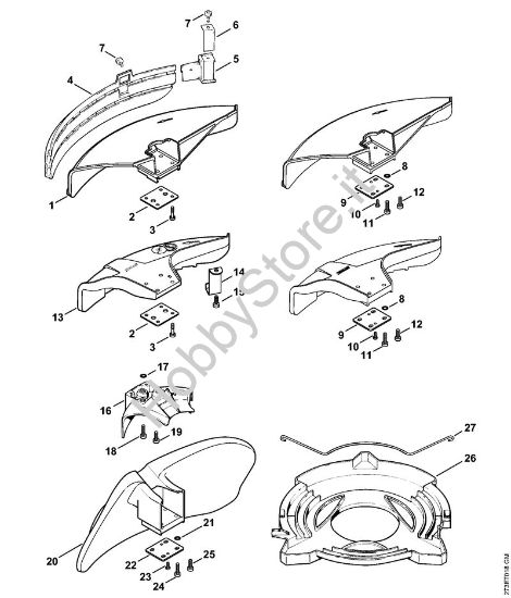 Riparo Decespugliatori (FS) FS 310 della marca STIHL