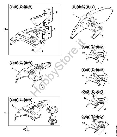 Riparo Decespugliatori (FS) FS 311 della marca STIHL