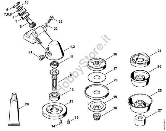 Riduttore Decespugliatori (FS) FS 350 della marca STIHL