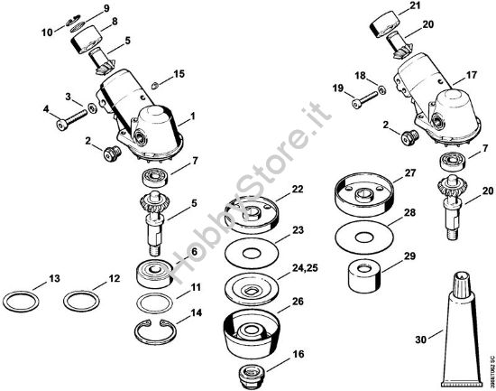 Riduttore Decespugliatori (FS) FS 360 della marca STIHL