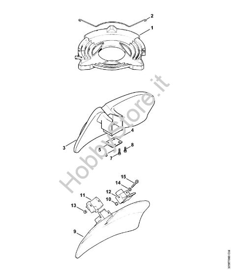 Riparo per trasporto, riparo per trinciatura Decespugliatori (FS) FS 400 della marca STIHL