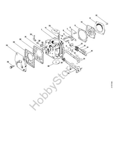 Carburatore Decespugliatori (FS) FS 410 (4110) della marca STIHL